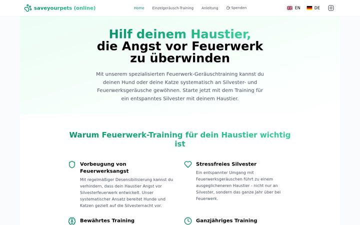 Screenshot of saveyourpets.online