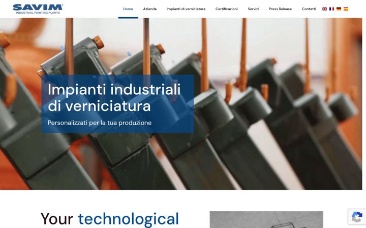 Captura de ecrã de savimeurope.com