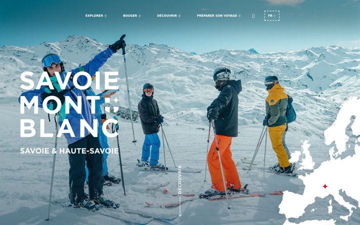 Snimka zaslona za savoie-mont-blanc.com