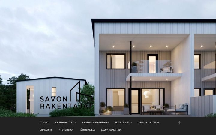 Screenshot of savonrakentajat.fi