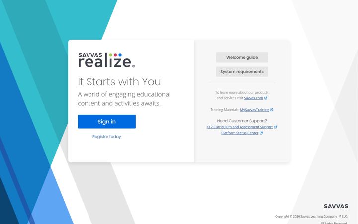Screenshot di savvasrealize.com