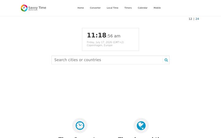 Екранна снимка на savvytime.com
