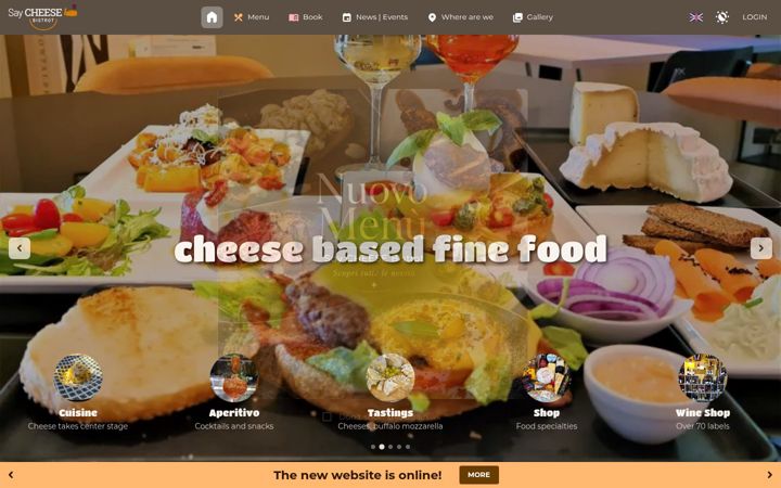 Screenshot of saycheesebistrot.com