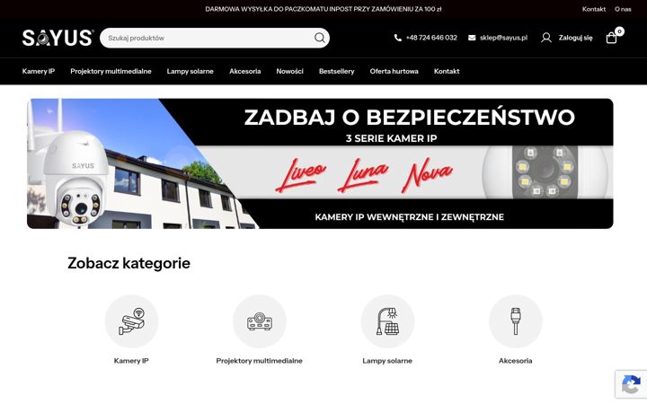 Screenshot di sayus.pl