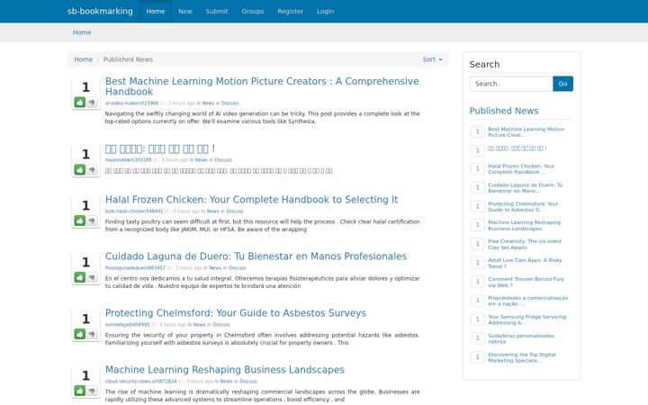 Screenshot of sb-bookmarking.com