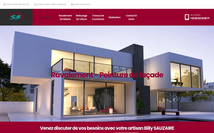 Screenshot of sb-peinture.com