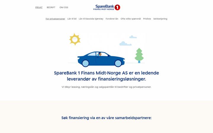 Screenshot of sb1finans.no