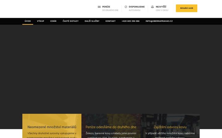 Screenshot of sbernapraha5.cz