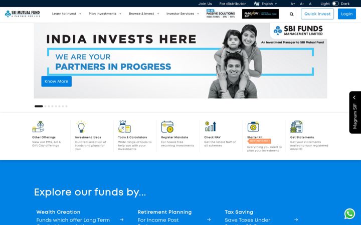 Screenshot of sbimf.com