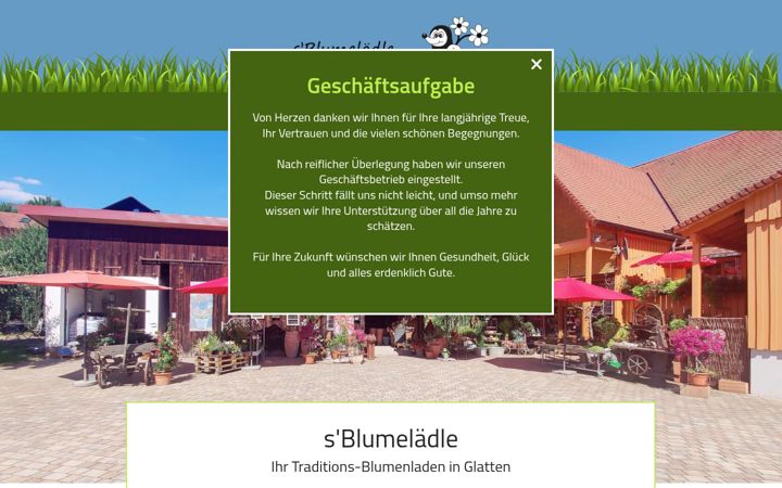 Screenshot von sblumelaedle.de