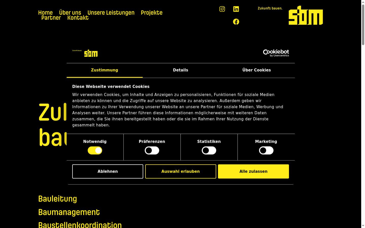 Sutikimo reklamjuostės, rodytos prieš bet kokią sąveiką, ekrano kopija