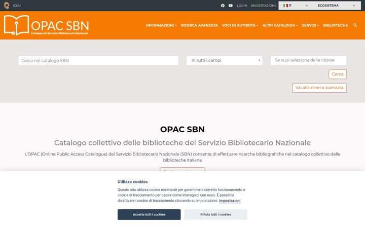 Kuvakaappaus sivustosta sbn.it