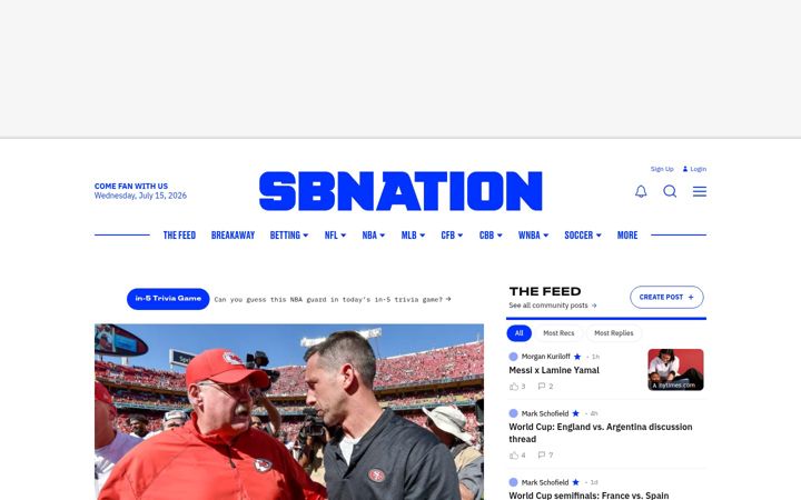 Screenshot von sbnation.com