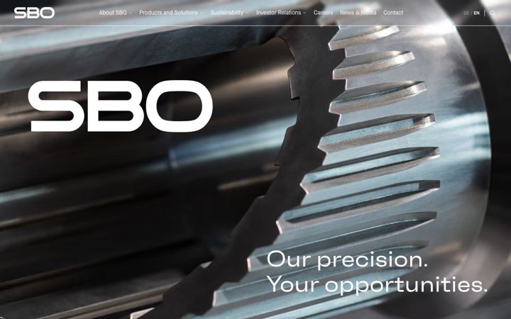 Screenshot of sbo.co.at