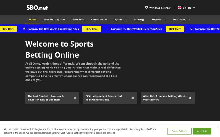 Screenshot of sbo.net