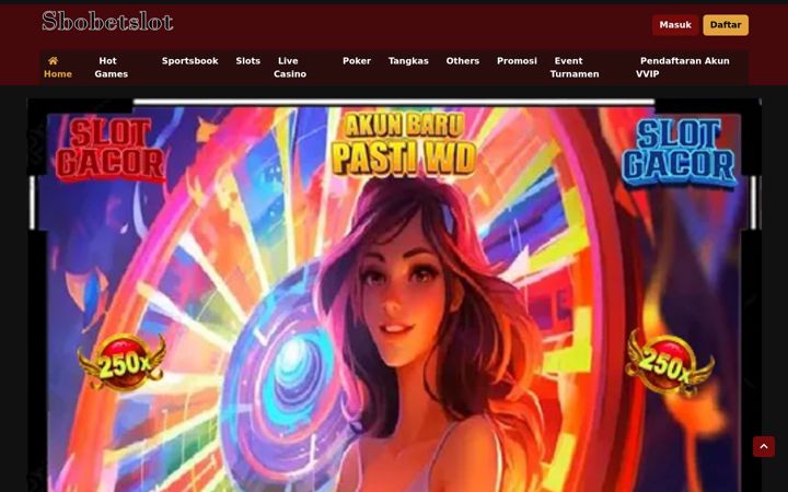 Screenshot of sbobet-slot.net