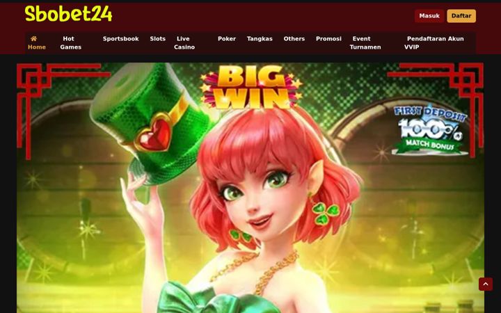 Screenshot of sbobet24online.org