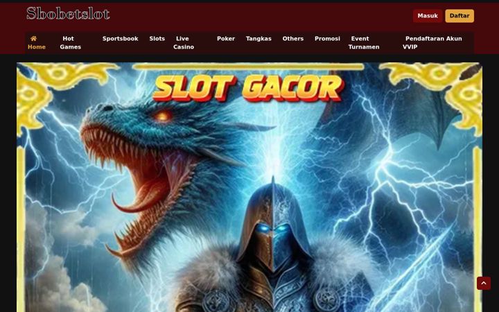 Screenshot του sbobetslots.net