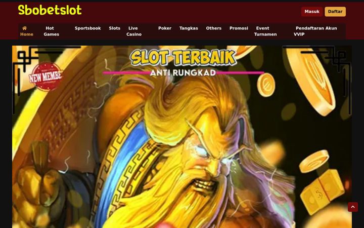 Screenshot of sbobetslots.org