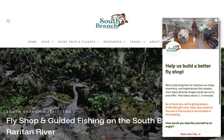 Screenshot of sboutfitters.com