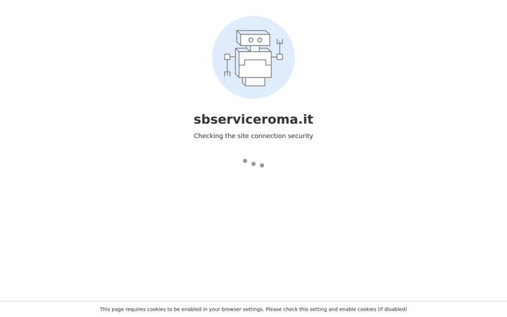 Zrzut ekranu sbserviceroma.it