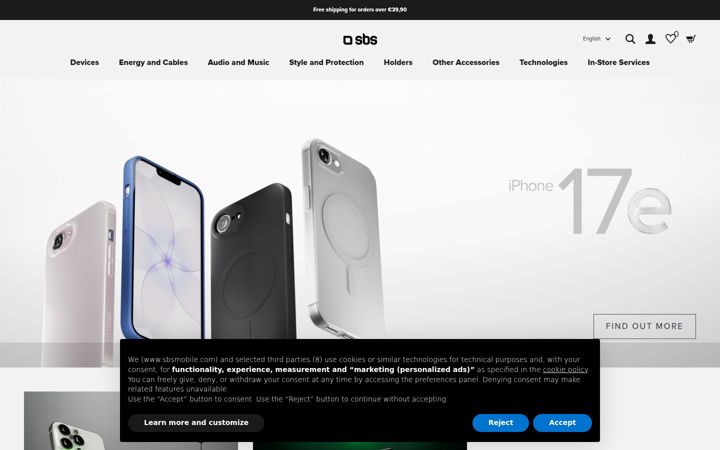 Captura de ecrã de sbsmobile.com