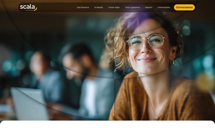 Screenshot of scalalearning.com