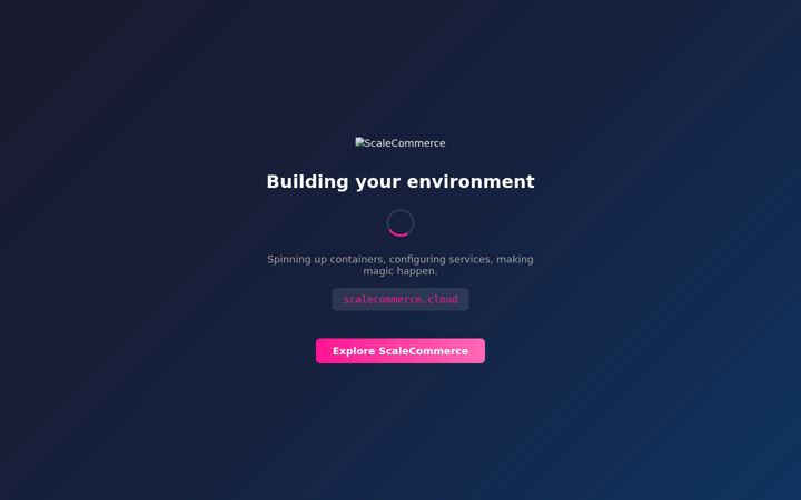 Screenshot of scalecommerce.cloud
