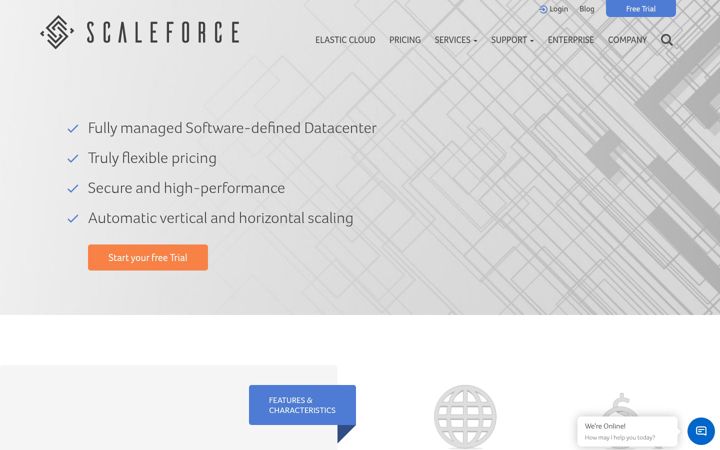 Screenshot of scaleforce.com.cy
