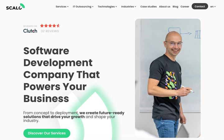 Екранна снимка на scalosoft.com