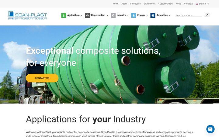 Screenshot of scan-plast.com