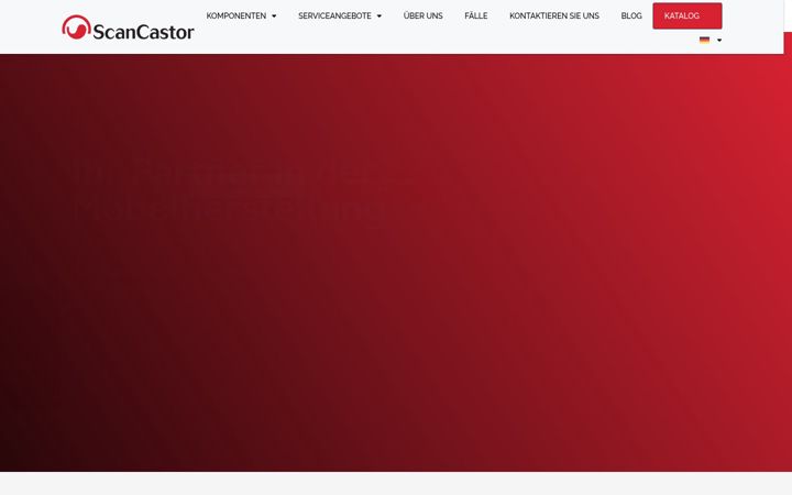 Screenshot of scancastor.de