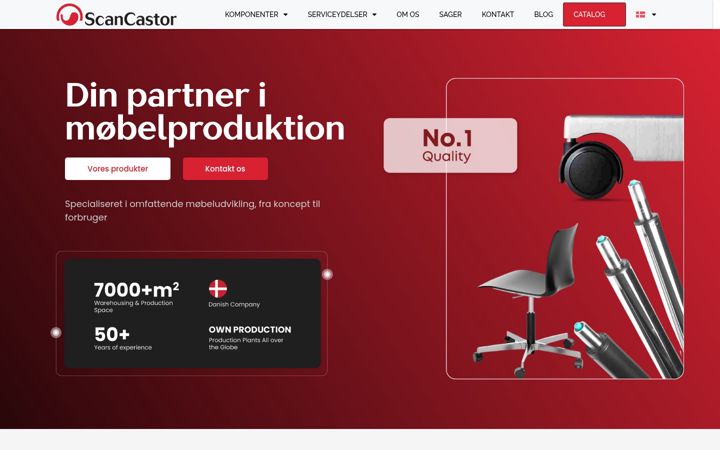 Screenshot of scancastor.dk