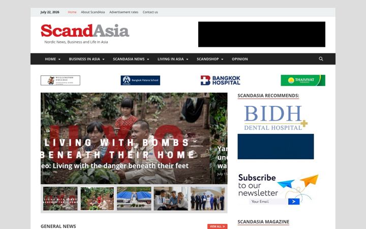 Screenshot of scandasia.com