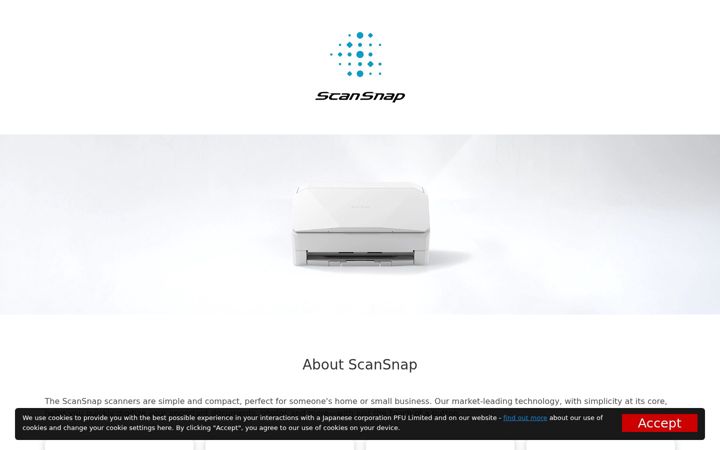Snimka zaslona za scansnap.com