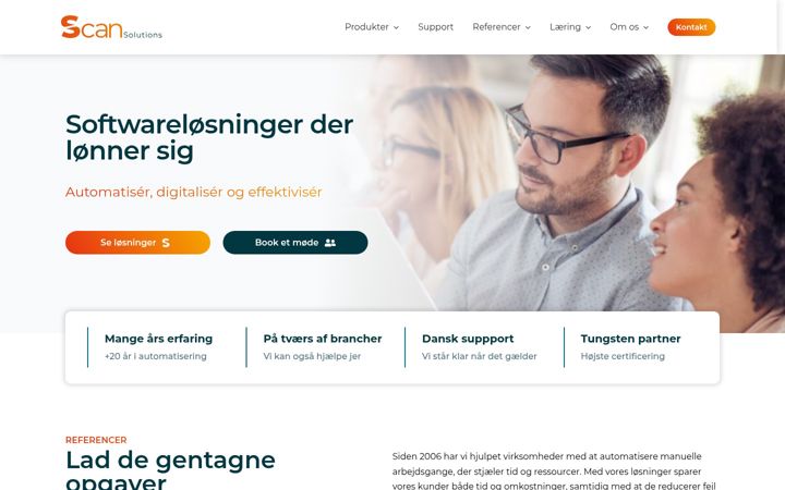 Ekrānuzņēmums no scansolutions.dk