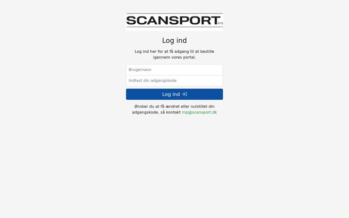 Ekrānuzņēmums no scansportshop.dk