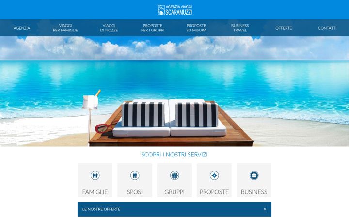 Screenshot of scaramuzziviaggi.it
