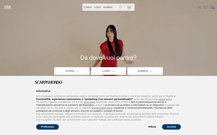 Screenshot di scarpamondo.it