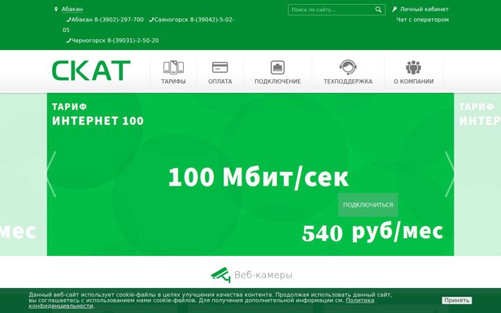 Screenshot of scatplus.ru