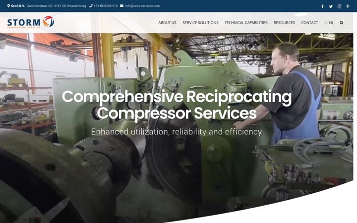 Skärmbild av sccs-services.com