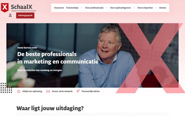 Ekrano kopija schaalx.nl