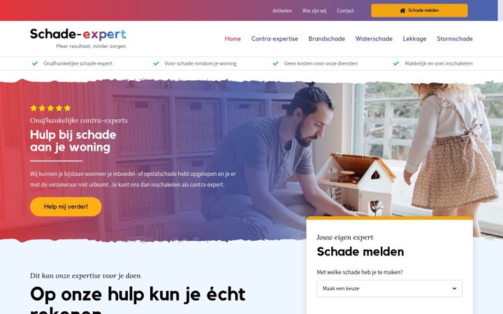 Screenshot ta' schade-expert.info