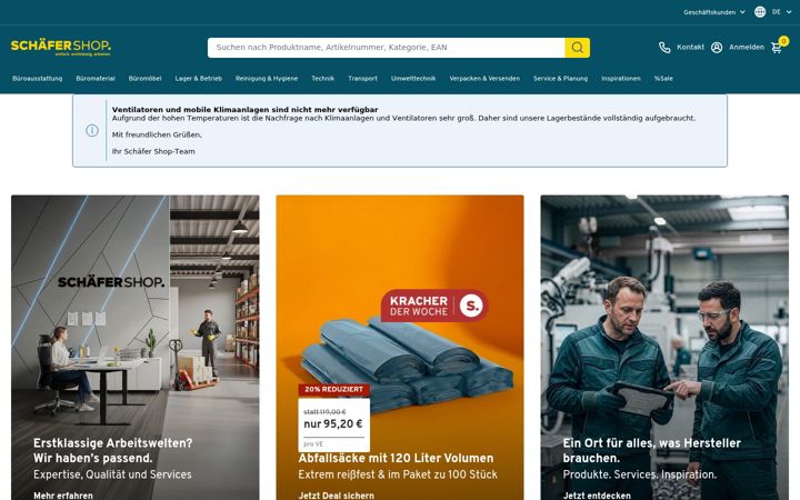 Screenshot of schaefer-shop.lu