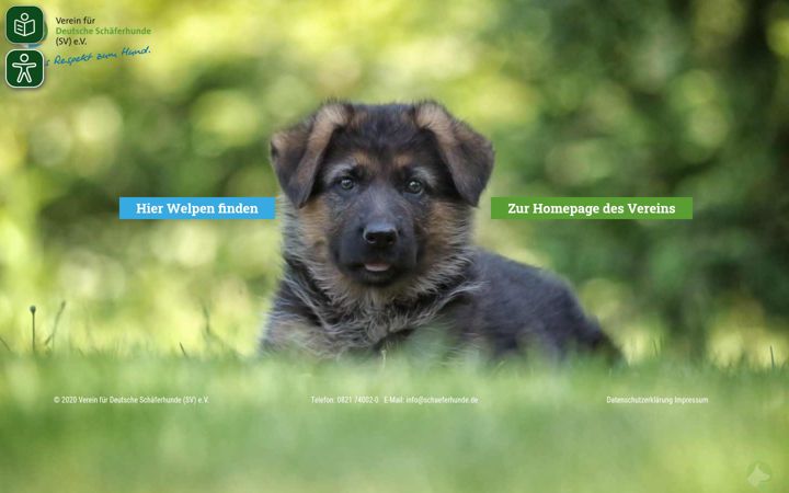 Screenshot of schaeferhunde.de