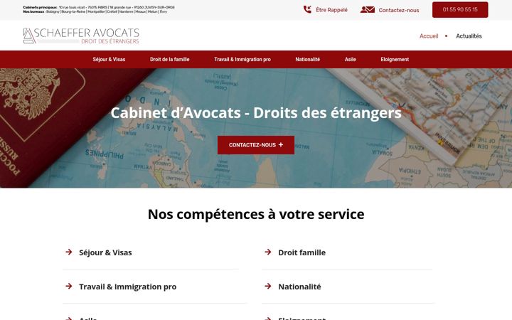 Screenshot of schaeffer-avocats-droitdesetrangers.com