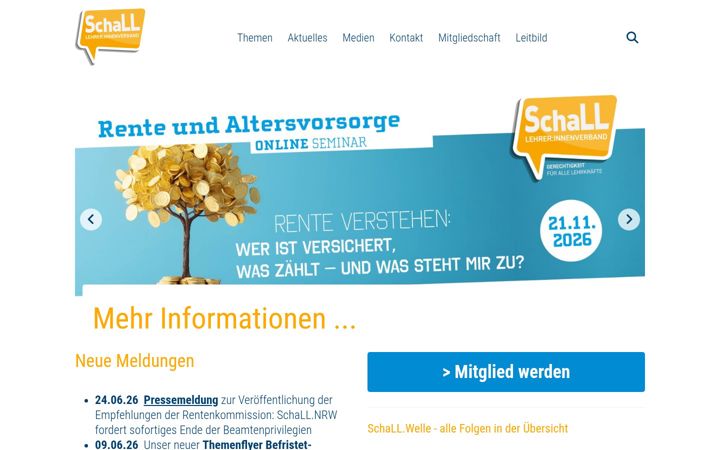 Screenshot of schall-nrw.de