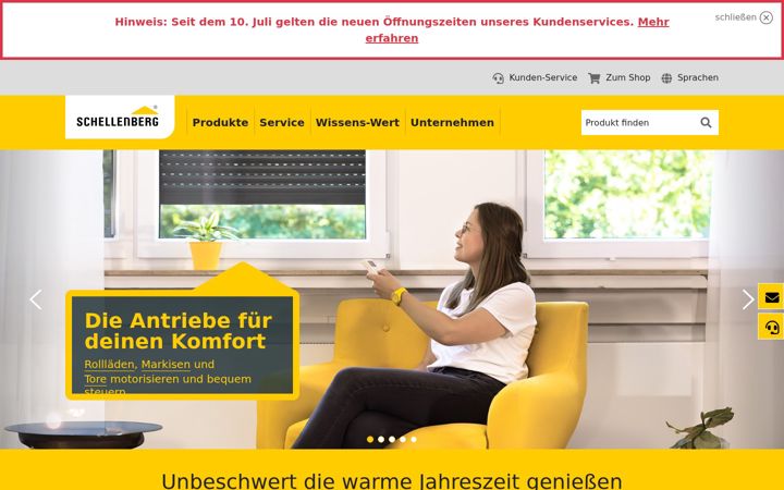 Ekrano kopija schellenberg.de