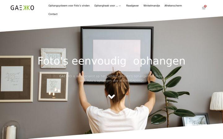 Screenshot of schilderijhaakje.nl