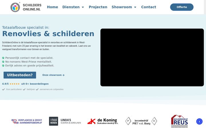 Screenshot di schildersonline.nl
